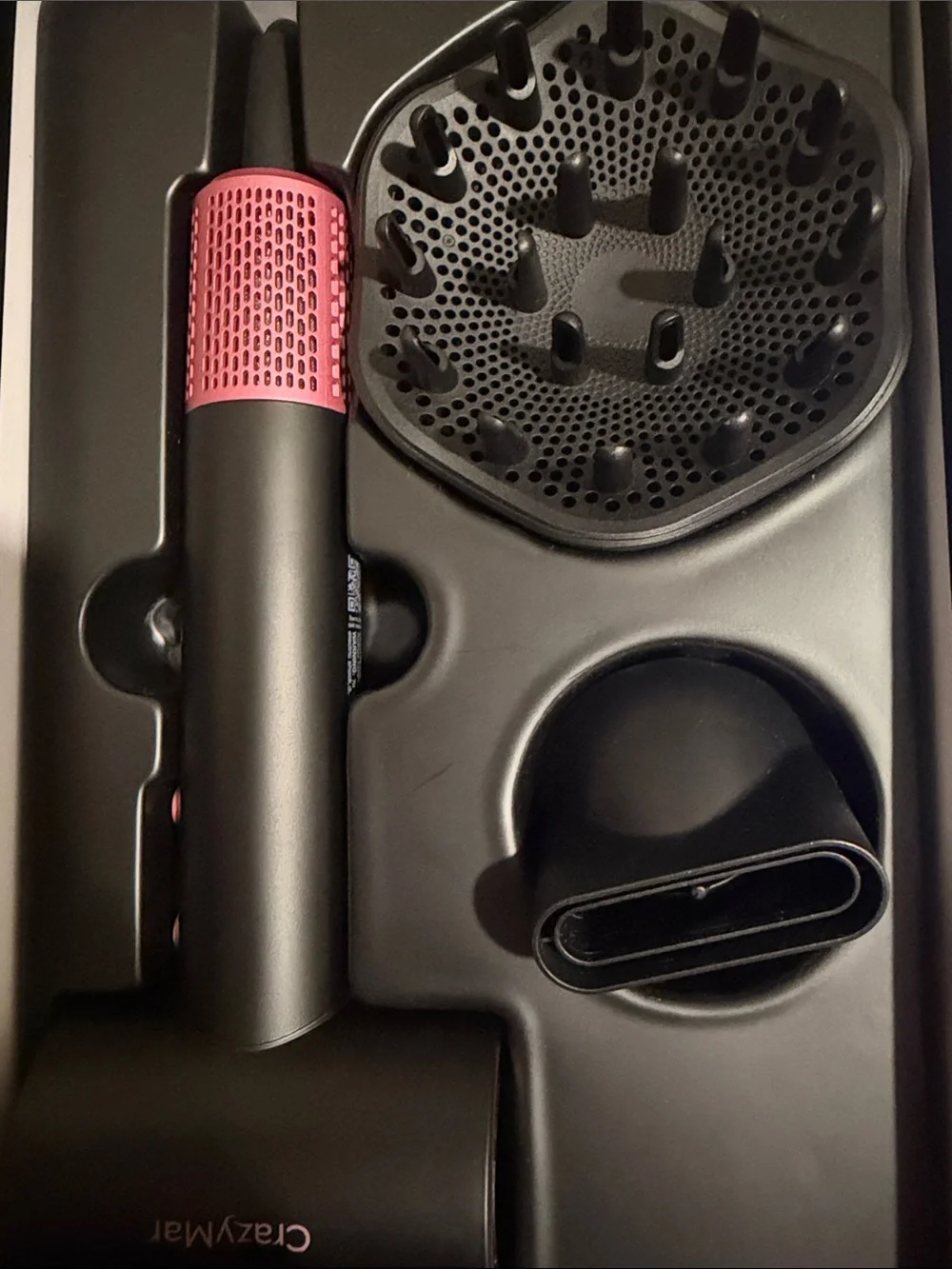 Pink and Gray High Speed Hair Dryer